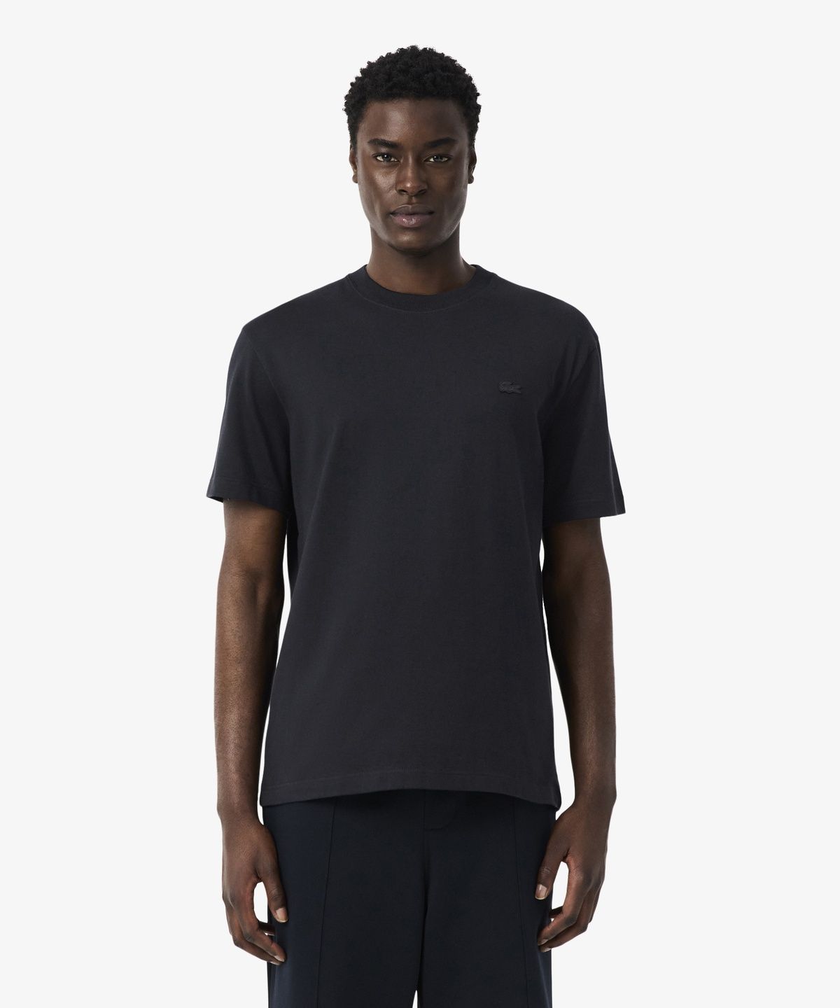 라코스테(LACOSTE) 남성 테니스 코트 등판 그래픽 반팔 티셔츠 TH1750-56G 350