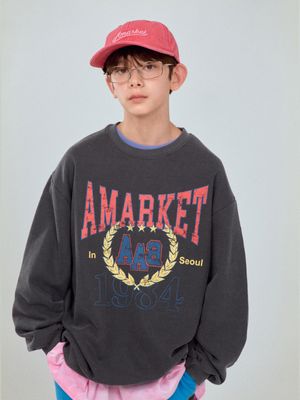 PIGMENT 1984 SWEATSHIRT CHARCOAL