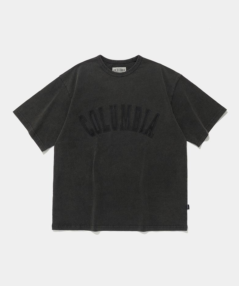 COLUMBIA TOT DYED S/S T-SHIRTS_CHARCOAL