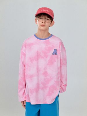 A WATER PRINT TEE PINK