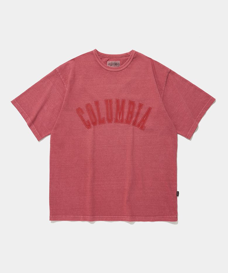 COLUMBIA TOT DYED S/S T-SHIRTS_RED