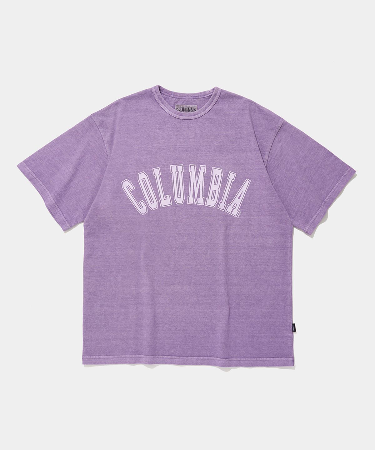 컬럼비아 유니버시티(COLUMBIA UNIVERSITY) COLUMBIA TOT DYED S/S T-SHIRTS_VINTAGE PURPLE