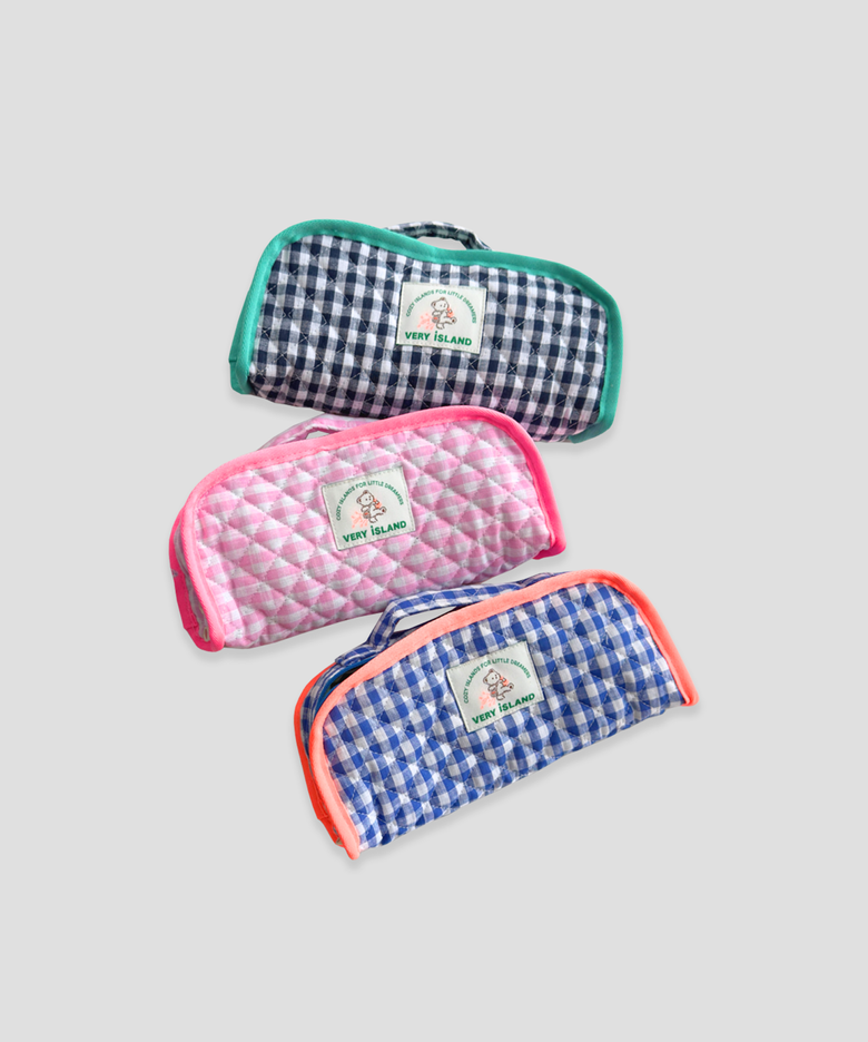 팝핑 체크 펜슬케이스 (3 colors)