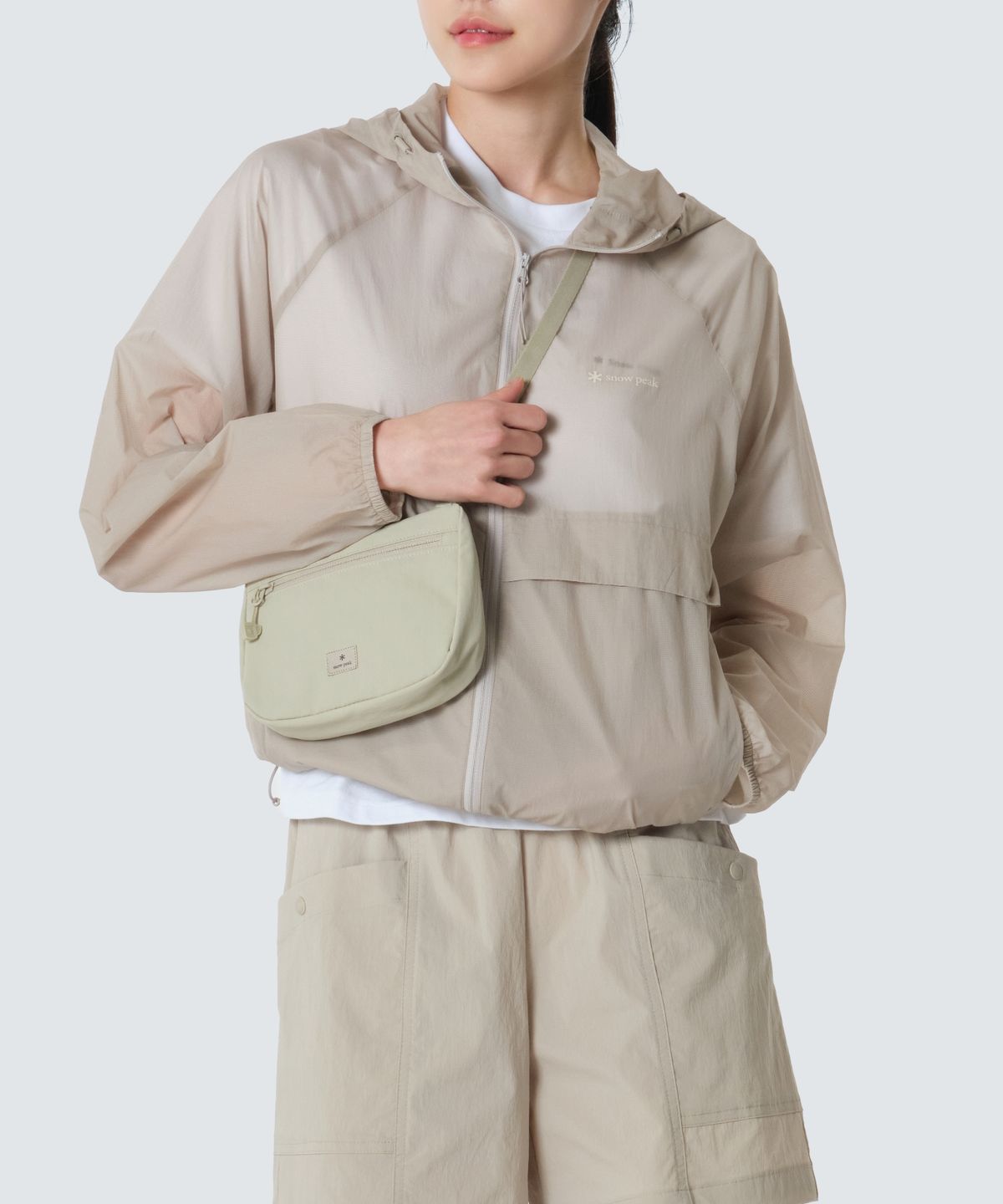 스노우피크 어패럴(SNOWPEAK APPAREL) 캠플 포켓 사코슈 1.2L (S26ZUCSB17) Light Beige