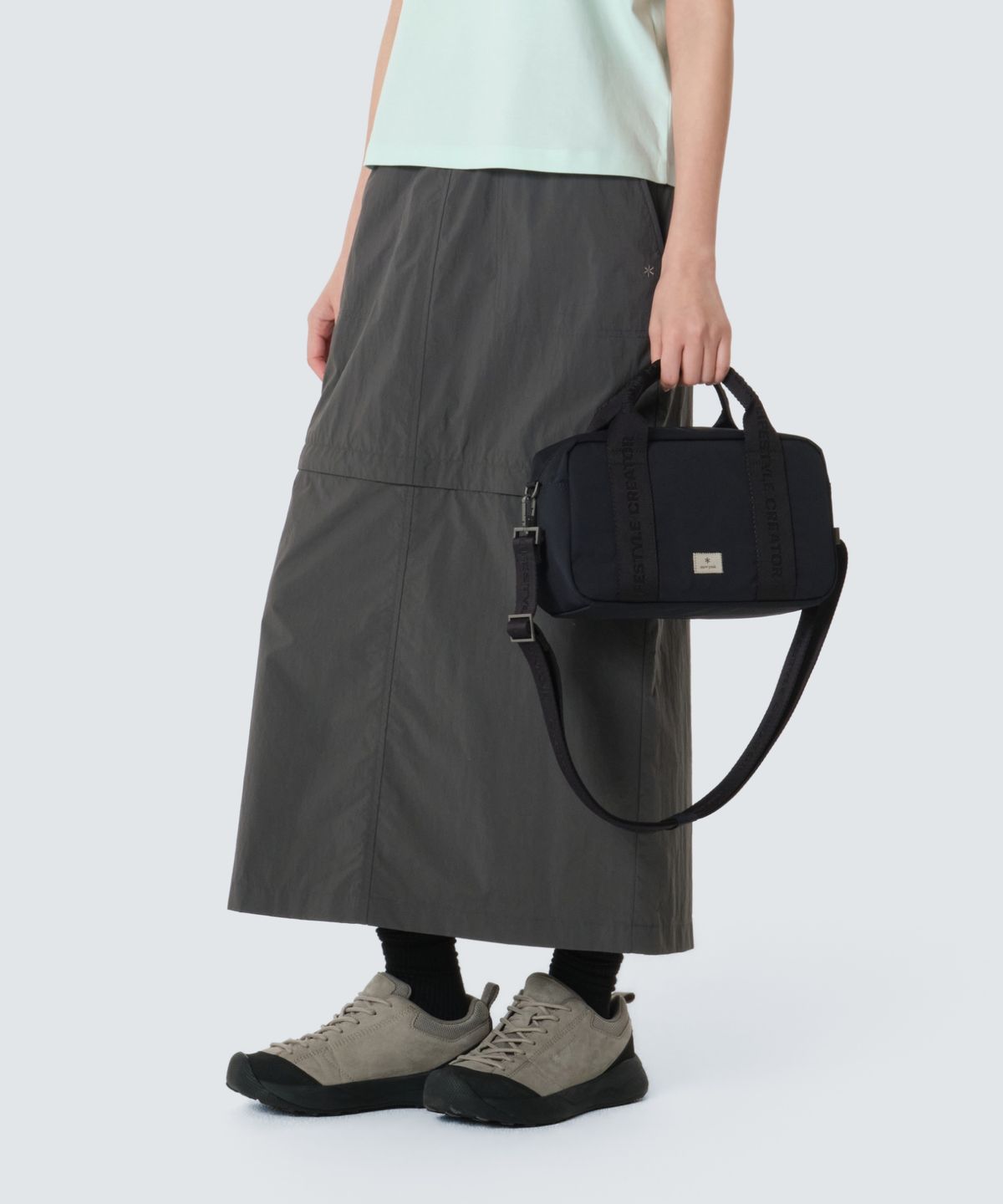 스노우피크 어패럴(SNOWPEAK APPAREL) 소프트윌 자가드 스몰 볼링백 4L (S26SWFCB28) Dark Navy