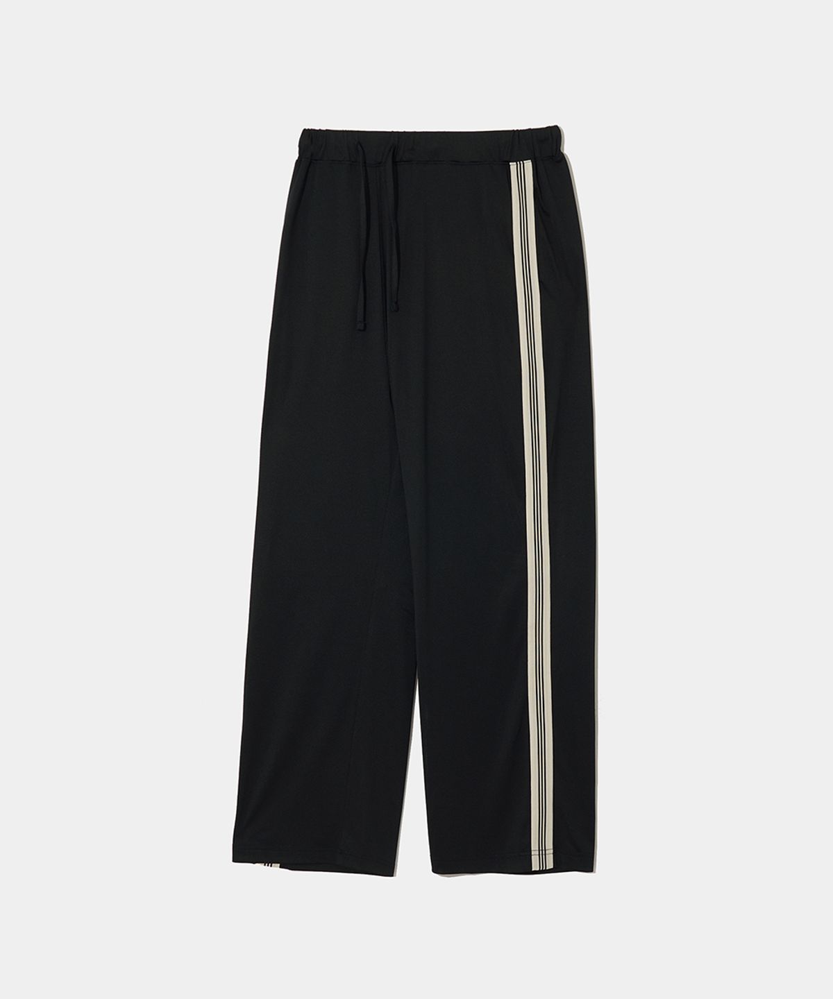 컬럼비아 유니버시티(COLUMBIA UNIVERSITY) SIDE LINE LOOSE FIT MESH TRACK PANTS_BLACK