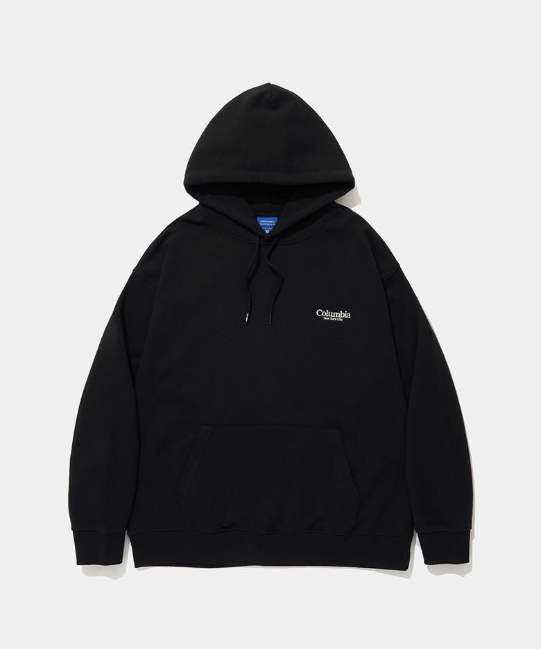 NYC EMB TERRY HOODIE_BLACK