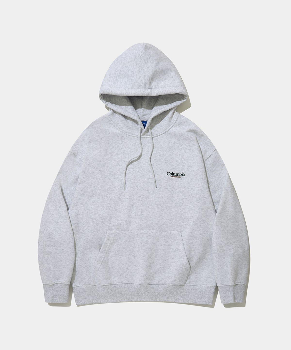 컬럼비아 유니버시티(COLUMBIA UNIVERSITY) NYC EMB TERRY HOODIE_LIGHT MELANGE GRAY
