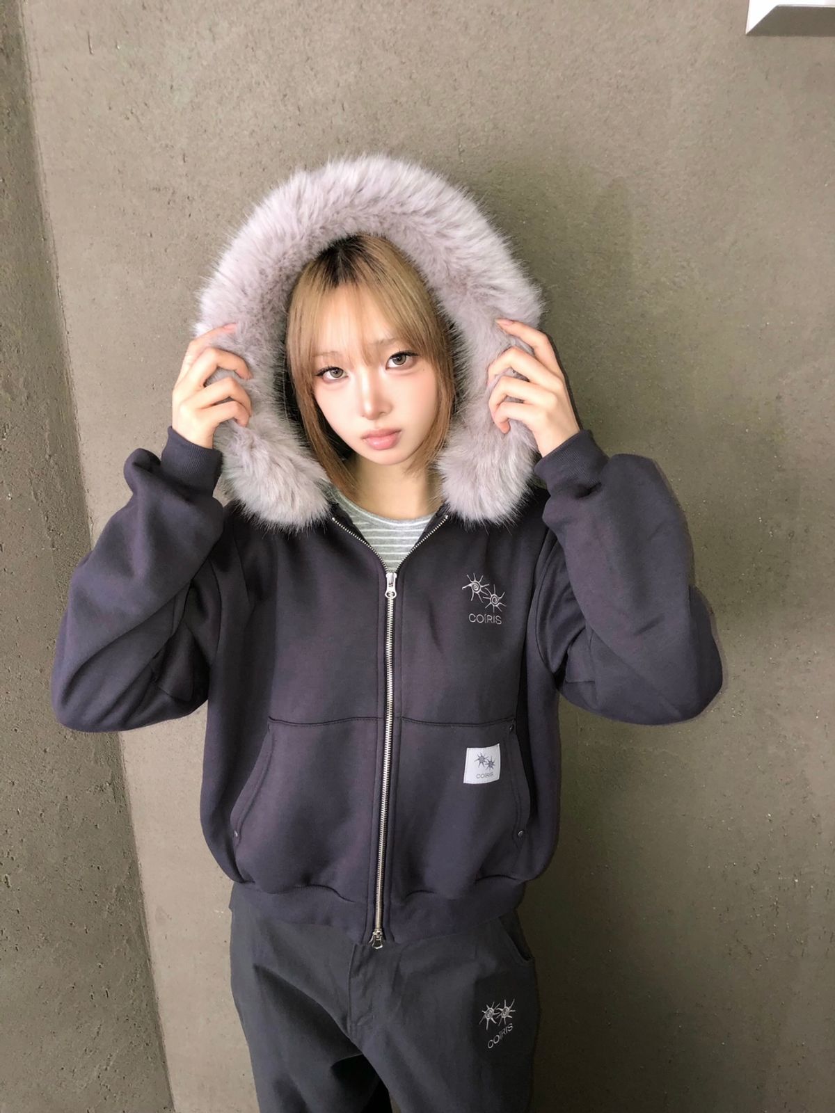코이리스(COIRIS) 소이 투웨이 퍼 후드 집업 (2컬러)