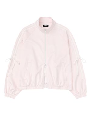 리본 타이 트랙 탑 페일핑크