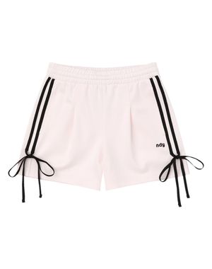 리본 트랙 쇼츠 페일핑크