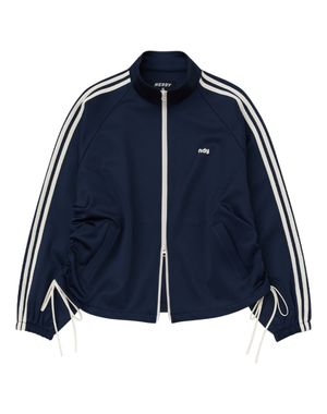 리본 트랙 탑 네이비