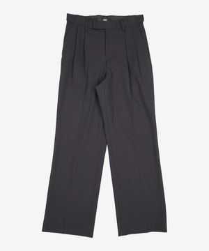 리얼 와이드 히든 밴딩 슬랙스 [블랙] 28