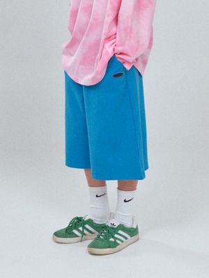 BASIC BERMUDA SHORTS BLUE