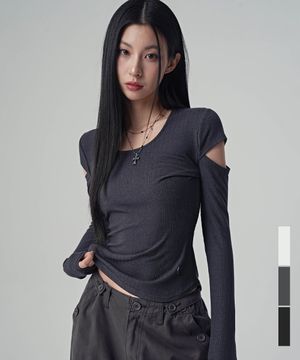 레타 컷아웃 티_3Colors