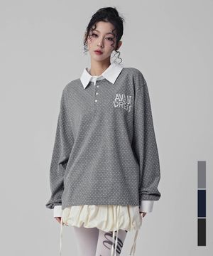 트리샤 도트 피케이 칼라 티셔츠_3Colors