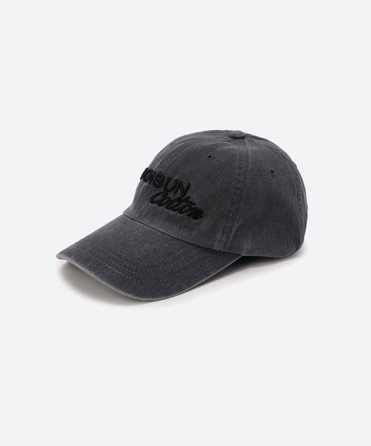 문선 아카이브(MOONSUN ARCHIVE) M.C Logo Vintage Washed Cap / CHARCOAL