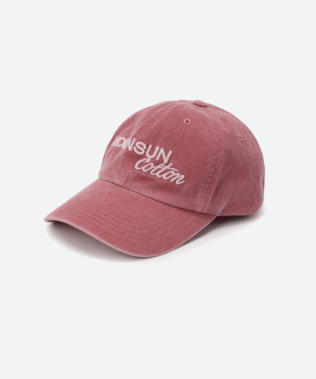 문선 아카이브(MOONSUN ARCHIVE) M.C Logo Vintage Washed Cap / BURGUNDY