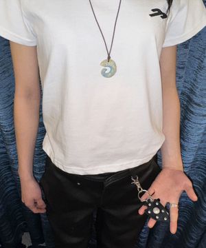 혼 팬던트 (터번 쉘 블루)