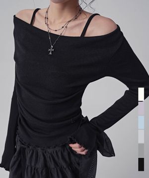 레나 레이어드 니트 티_6Colors