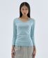 V neck 3/4 sleeve Sky Blue