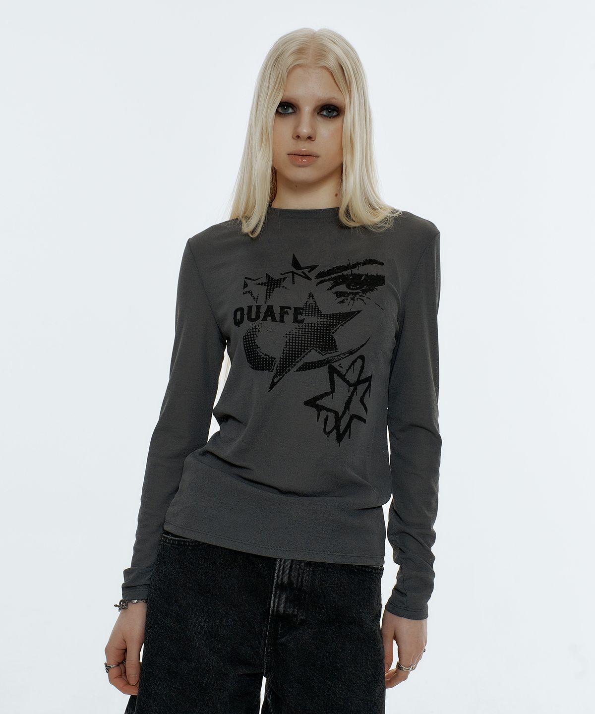 꾸아페(QUAFE) STAR SYMBOL LAYERED T-SHIRT - 사이즈 & 후기 | 무신사