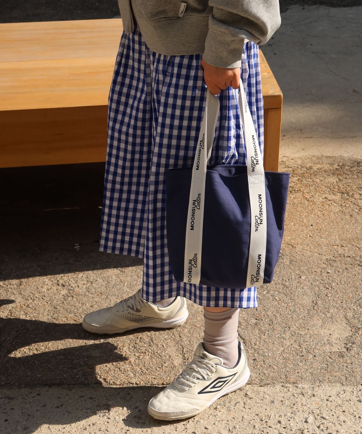 문선 아카이브(MOONSUN ARCHIVE) M.C Logo Webbing Mini Bag / NAVY
