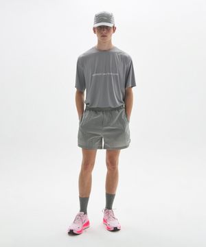 M.C UNISEX, Running Klub Nylon Shorts / GRAY