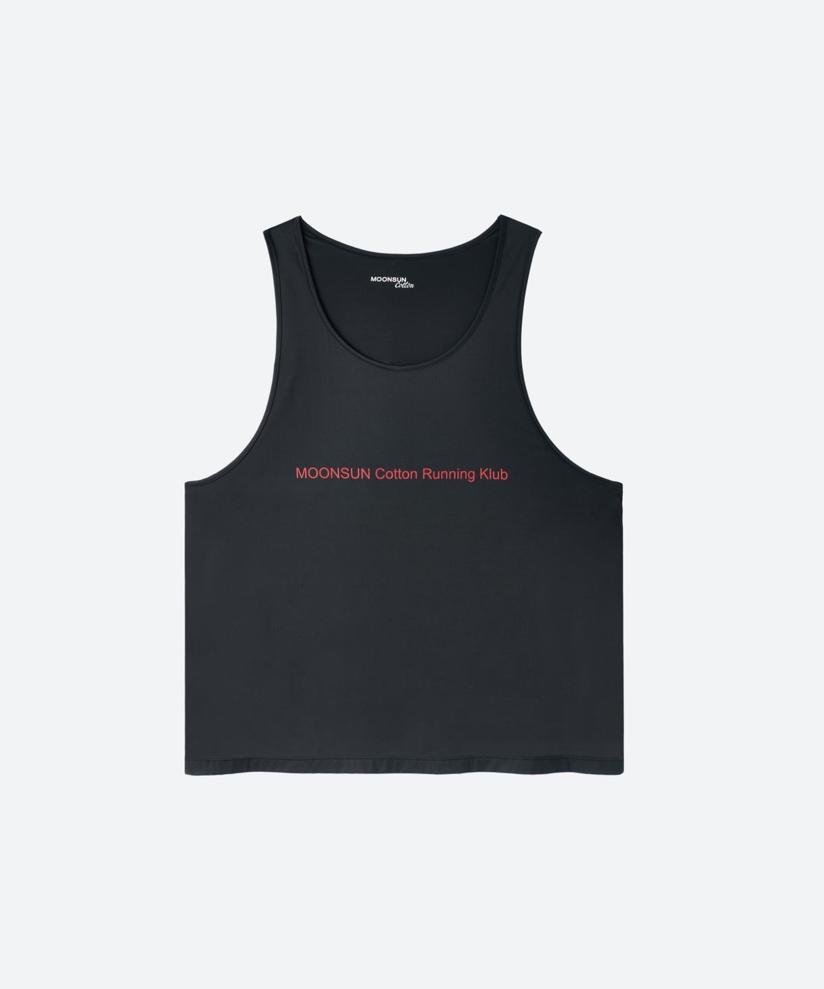 문선 아카이브(MOONSUN ARCHIVE) M.C UNISEX, Running Klub Singlet / BLACK