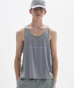 M.C UNISEX, Running Klub Singlet / GRAY