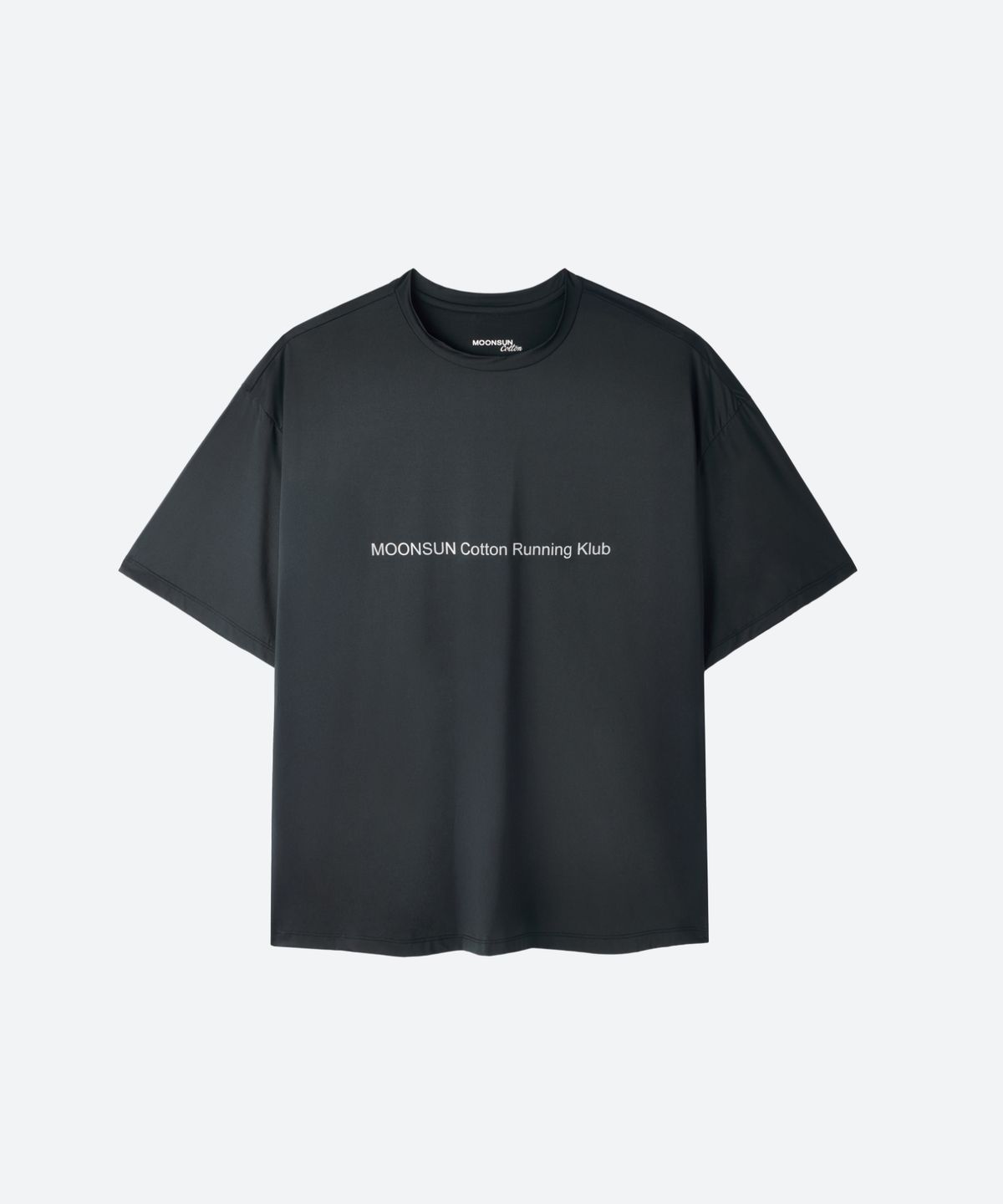 문선 아카이브(MOONSUN ARCHIVE) M.C UNISEX, Running Klub T-Shirt / BLACK
