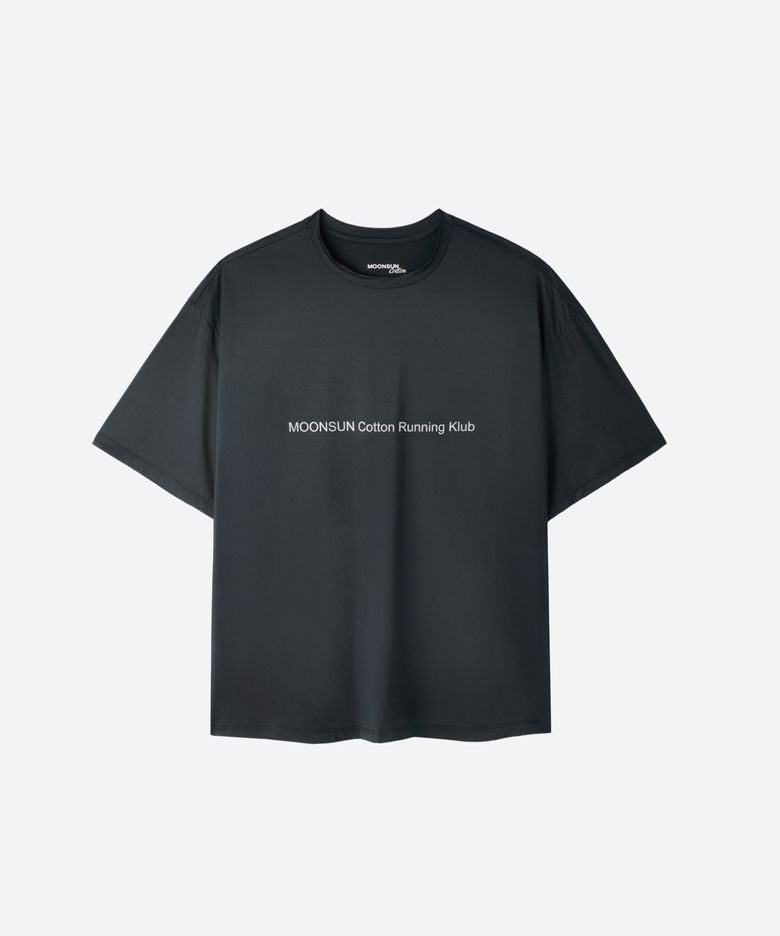 M.C UNISEX, Running Klub T-Shirt / BLACK