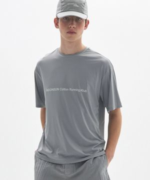 M.C UNISEX, Running Klub T-Shirt / GRAY
