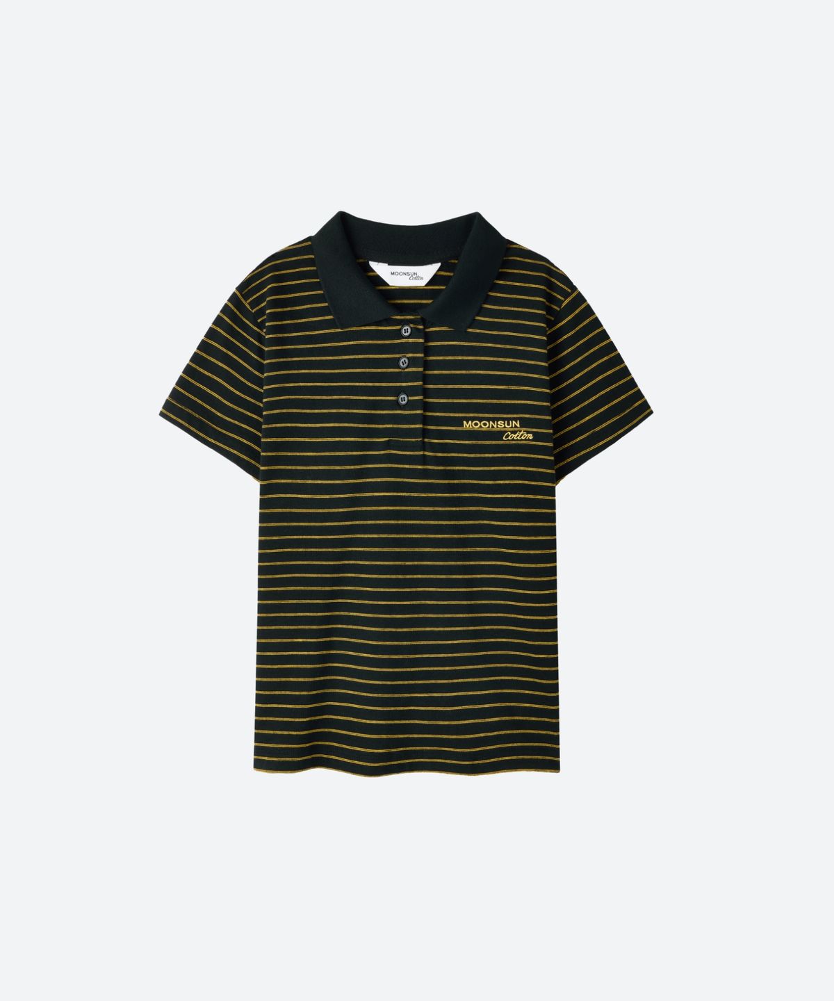 문선 아카이브(MOONSUN ARCHIVE) M.C Classic Stripe Baby PK Tee / BLACK