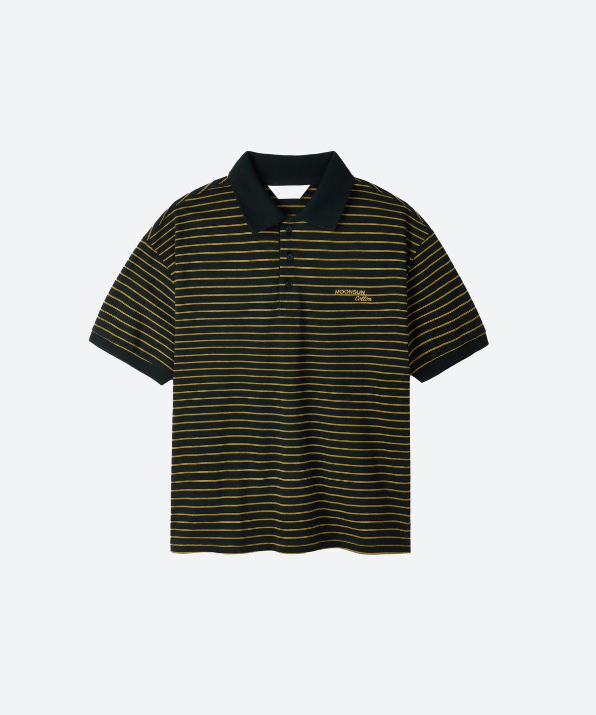 문선 아카이브(MOONSUN ARCHIVE) M.C UNISEX, Classic Stripe PK Tee / BLACK