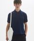 M.C UNISEX, Classic Stripe PK Tee / NAVY