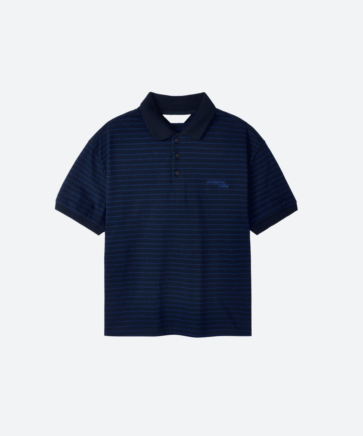 문선 아카이브(MOONSUN ARCHIVE) M.C UNISEX, Classic Stripe PK Tee / NAVY