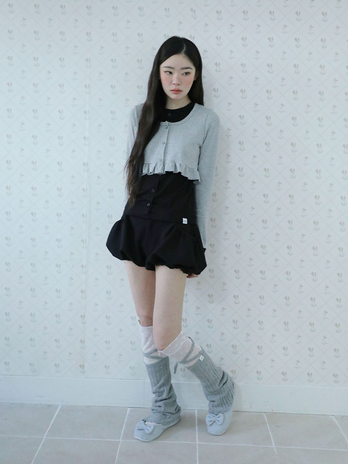 어글리쉐도우(UGLYSHADOW) 블룸 숏 팬츠(블랙)