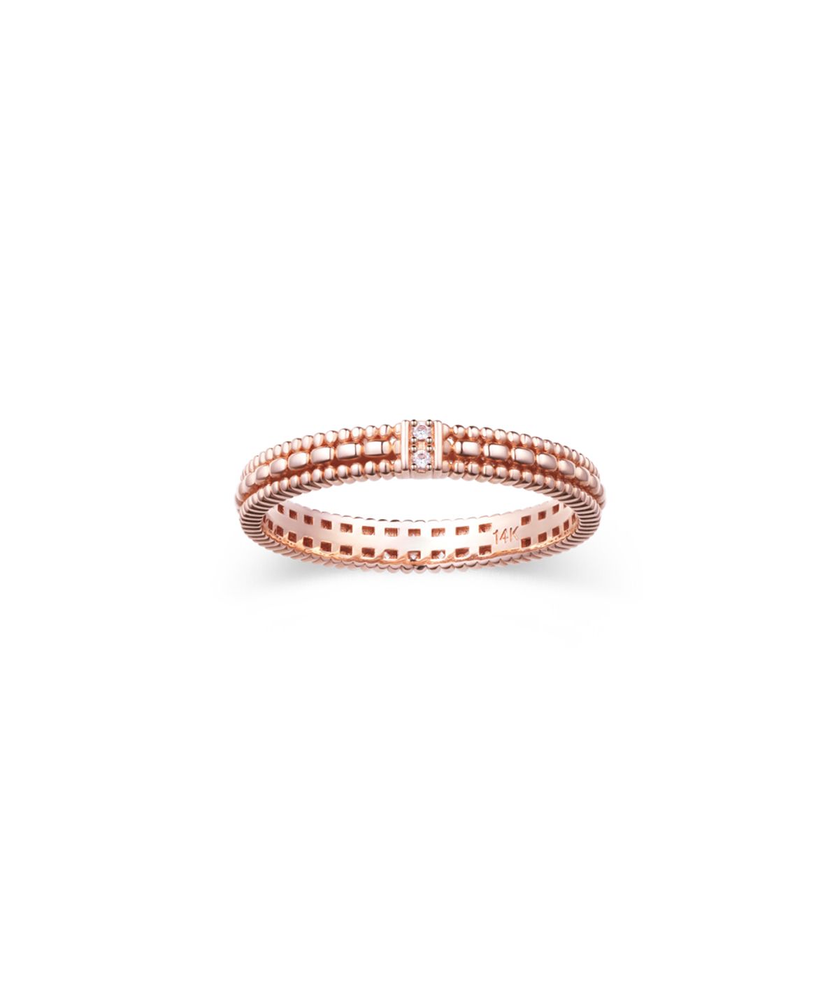 스톤헨지(STONEHENGE) 웨딩 14K 로즈골드 커플링 SA26A65S