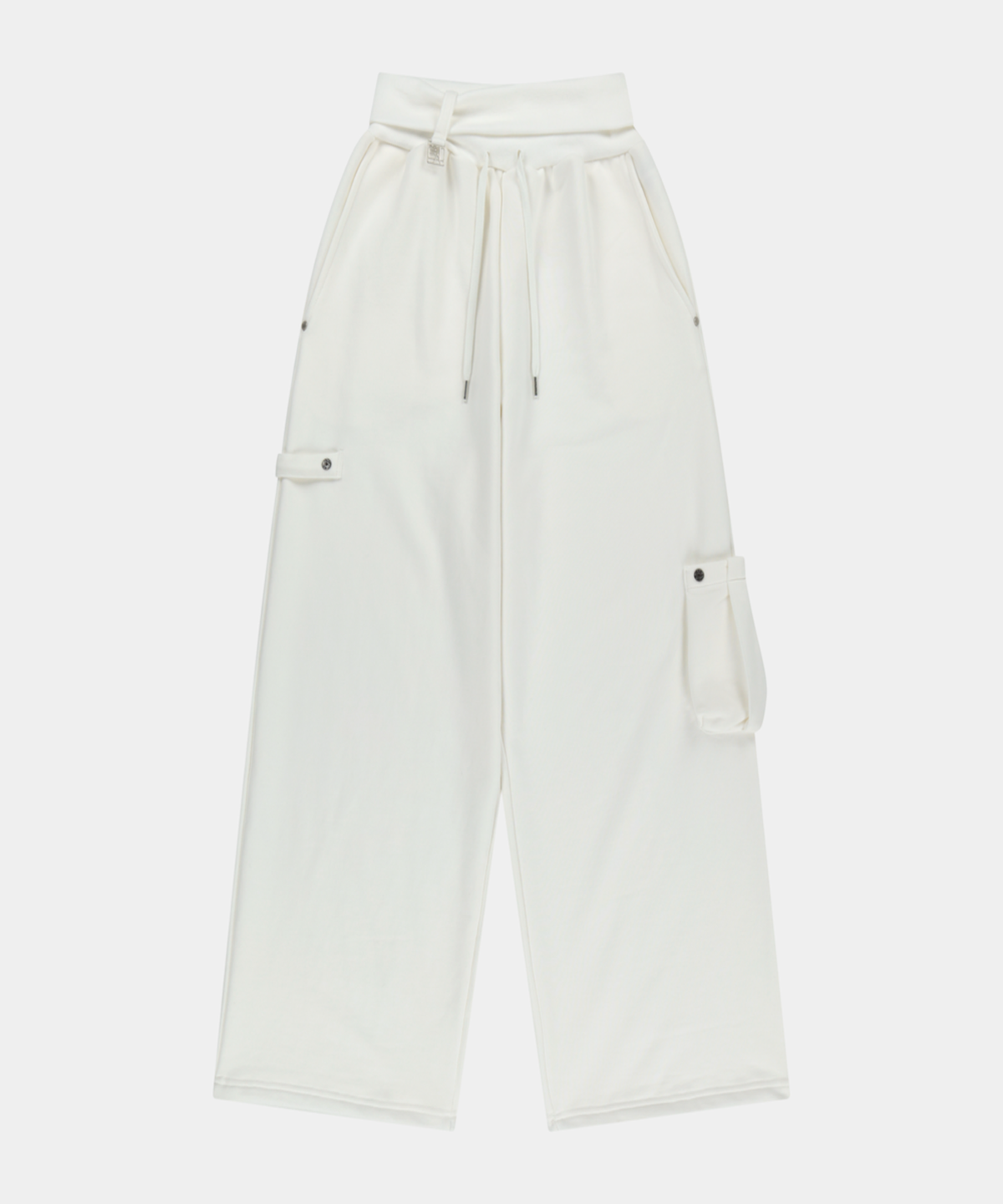 에트오소메(ETRE AU SOMMET) Rib Terry Pocket Sweat Pants (IVORY)