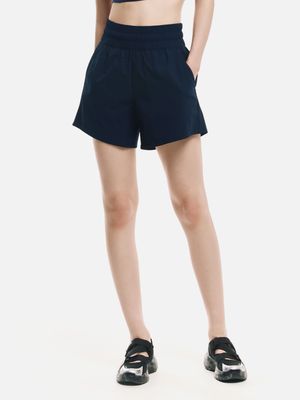 우먼 에센셜 하이웨이스트 3부 레깅스 쇼츠 딥네이비 (B6SWWLP001DNV)