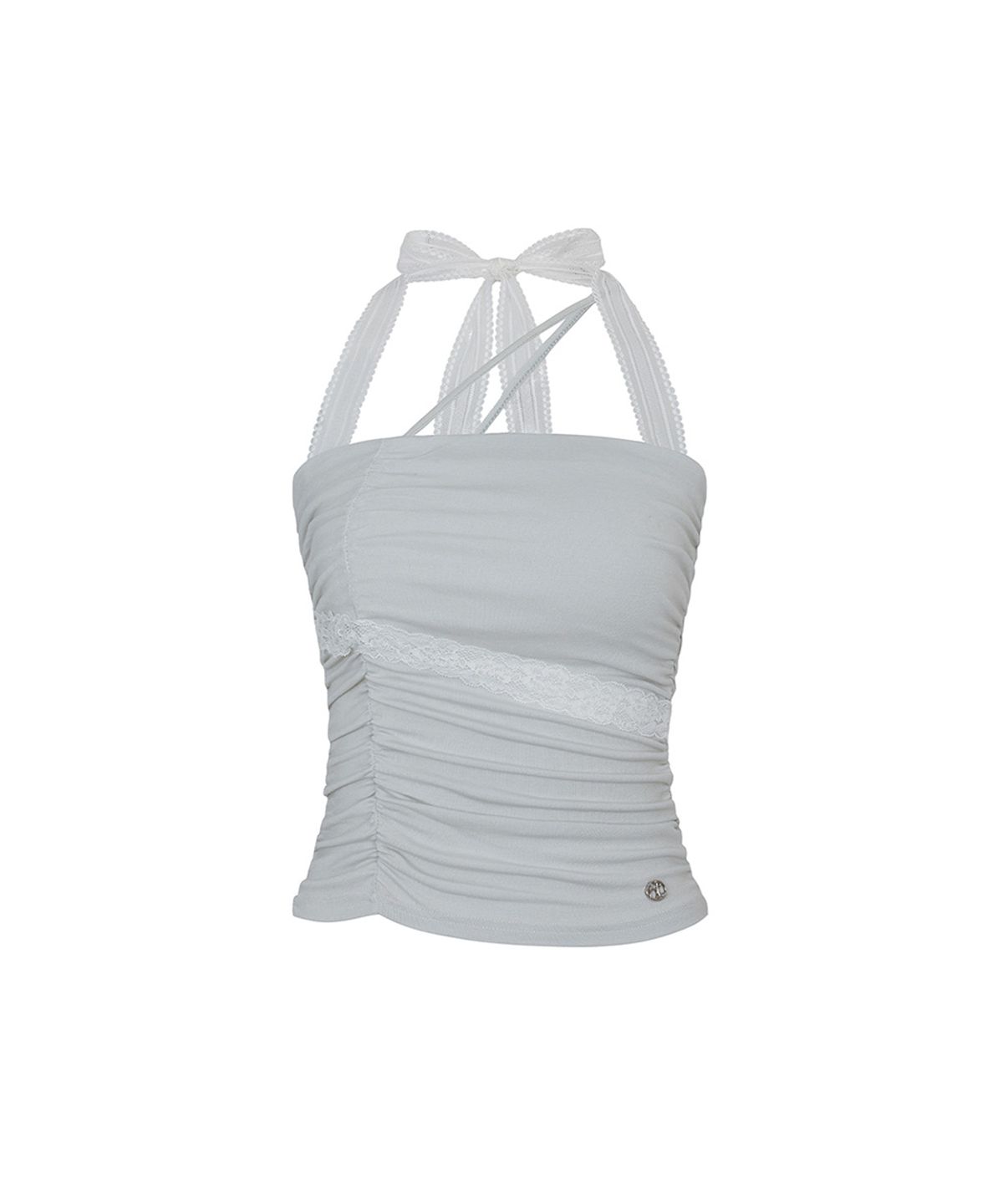 페인오어플레져(PAINORPLEASURE) ANGEL SHIRRING TOP light mint