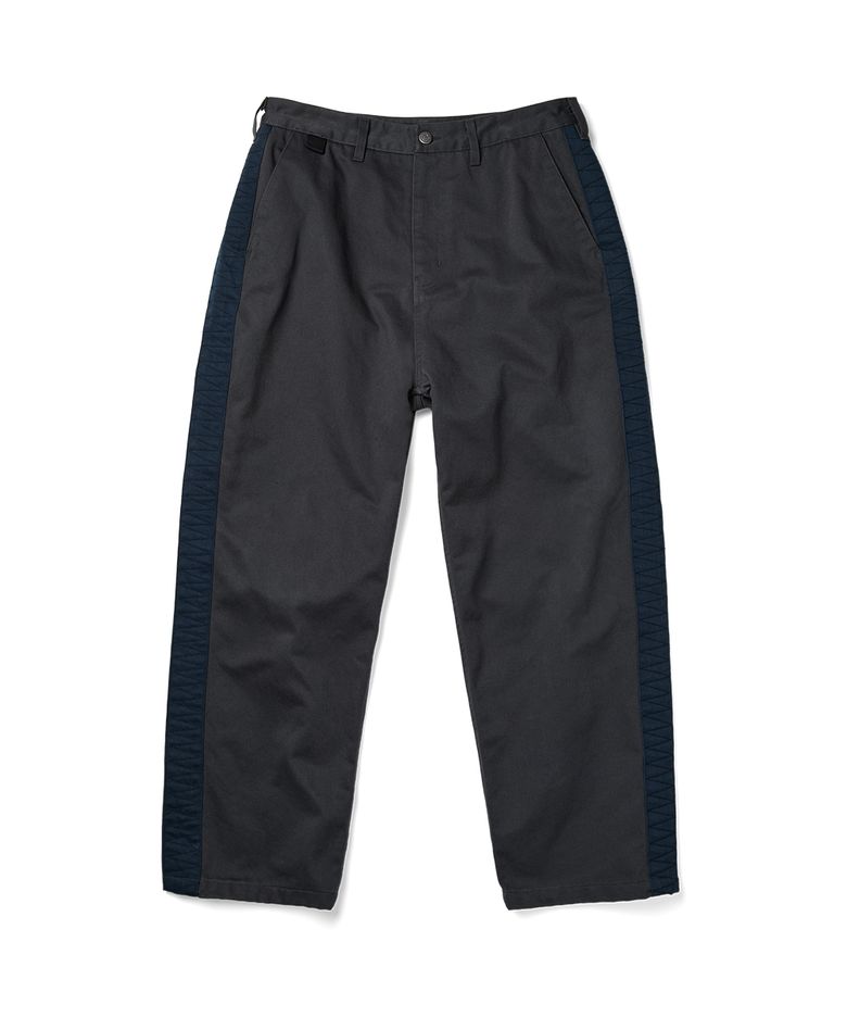 Side Stripe Work Pants Charcoal