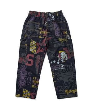 Comfy Denim Carpenter Pants Multi