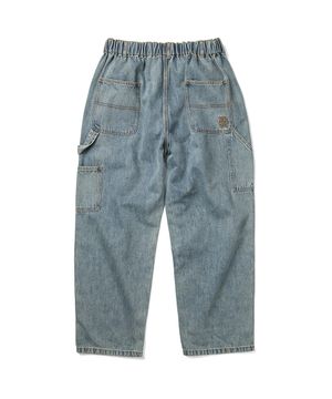 Comfy Denim Carpenter Pants Light Indigo