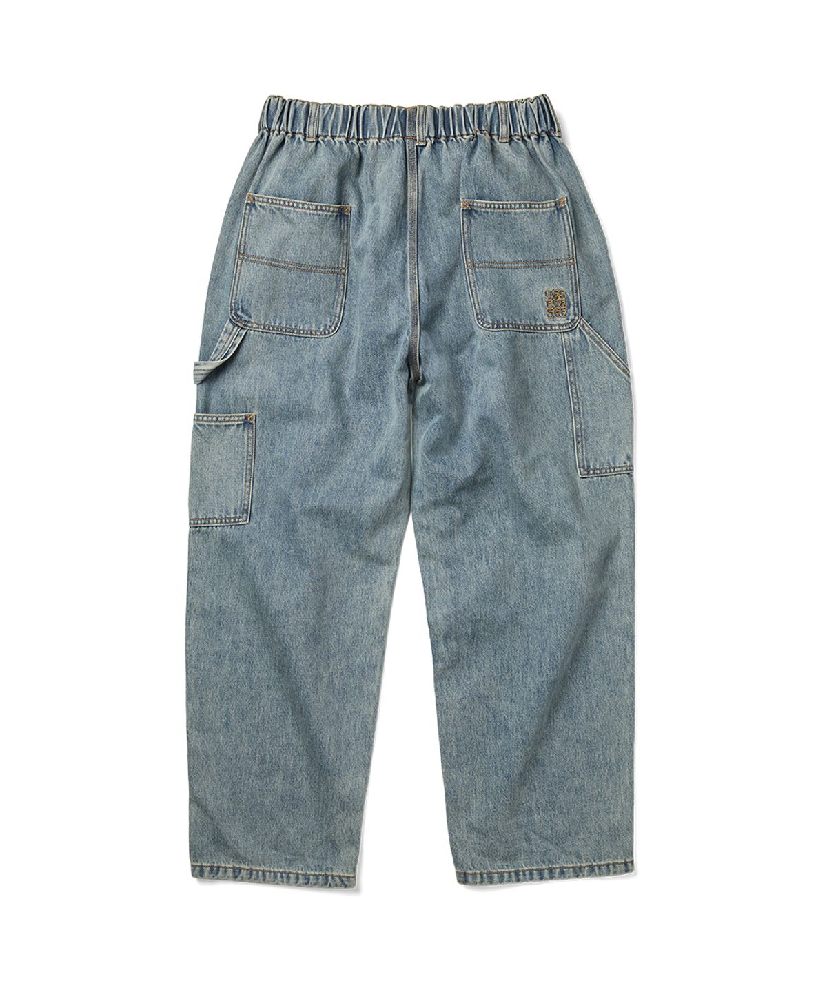 예스아이씨(YESEYESEE) Comfy Denim Carpenter Pants Light Indigo