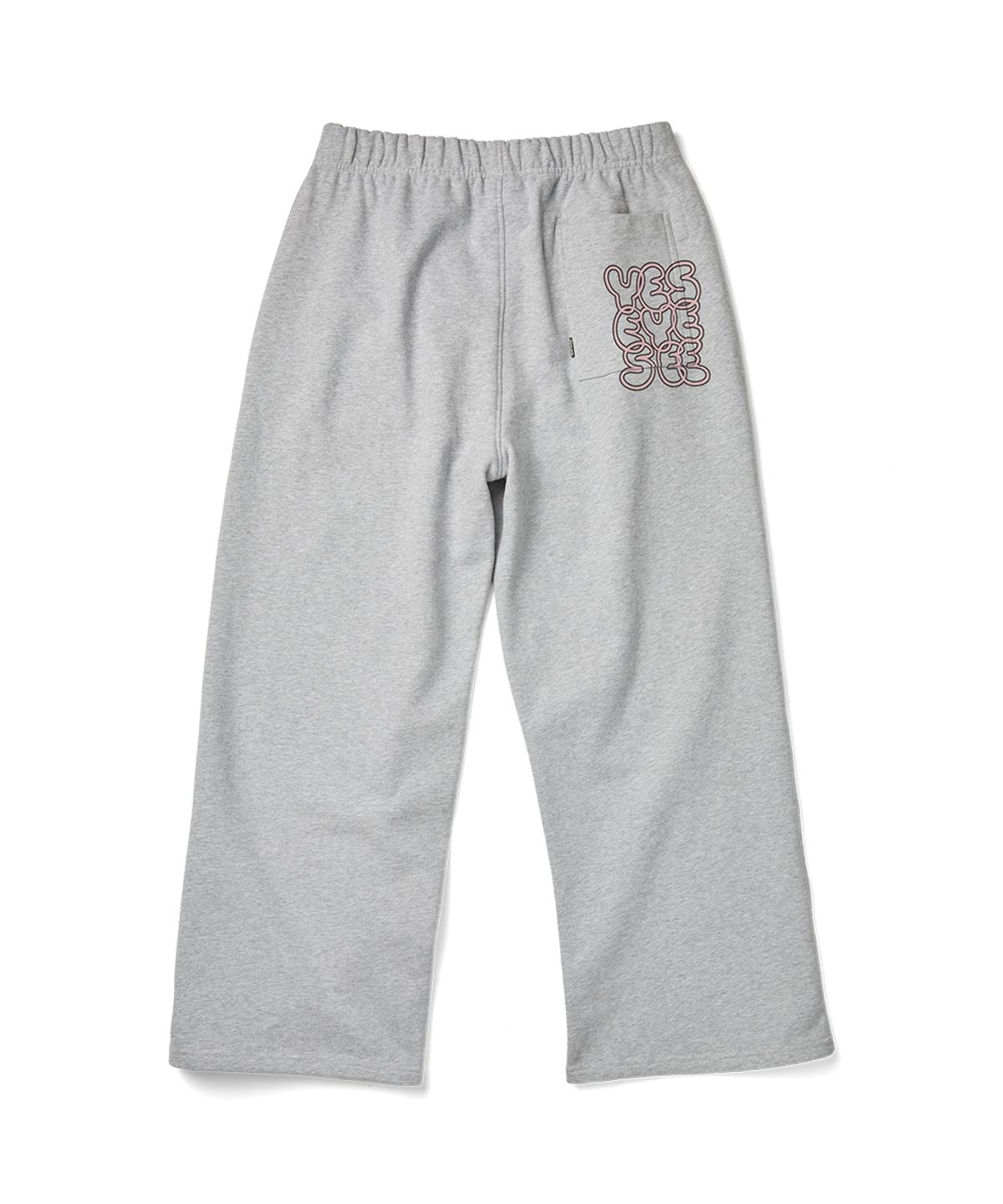 예스아이씨(YESEYESEE) C-Logo Straight Sweatpants Grey