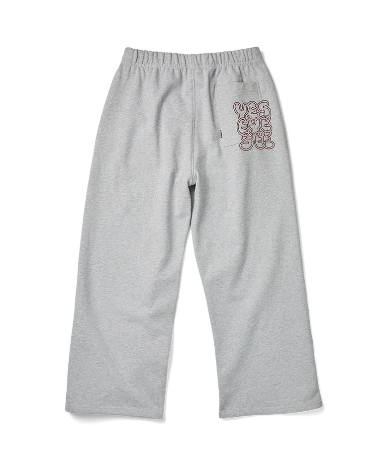 C-Logo Straight Sweatpants Grey