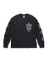 Y.E.S Stamp Waffle L/S Charcoal