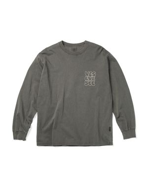 Pigment C-Logo L/S Charcoal